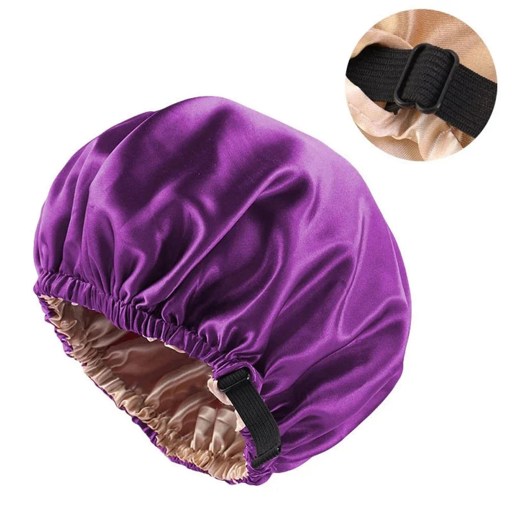 Bonnet en Satin Ajustable