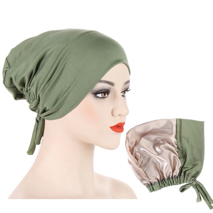 Bonnet en Satin Hijab