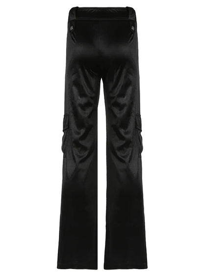 Pantalon Cargo Satin