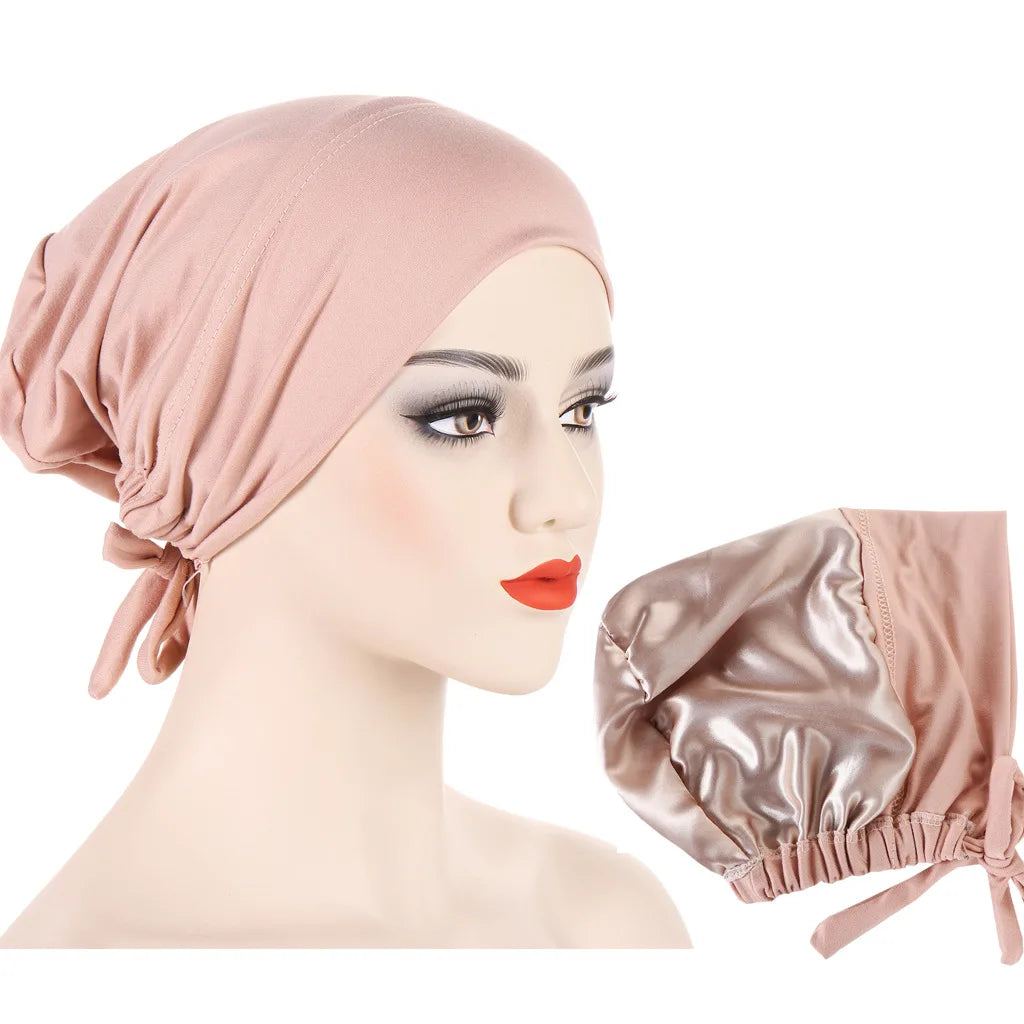 Bonnet en Satin Hijab