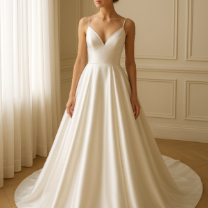 Robe De Mariage En Satin