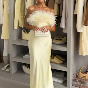 Robe Cocktail en Satin