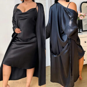 Chemise de Nuit en Satin de Soie