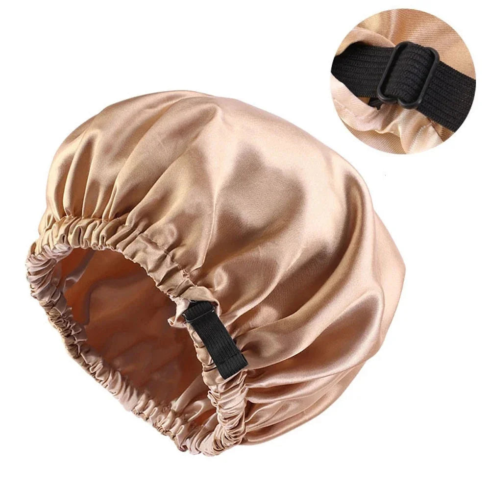 Bonnet en Satin Ajustable