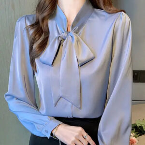 Blouse en Satin de Soie