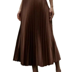Jupe Satin Chocolat